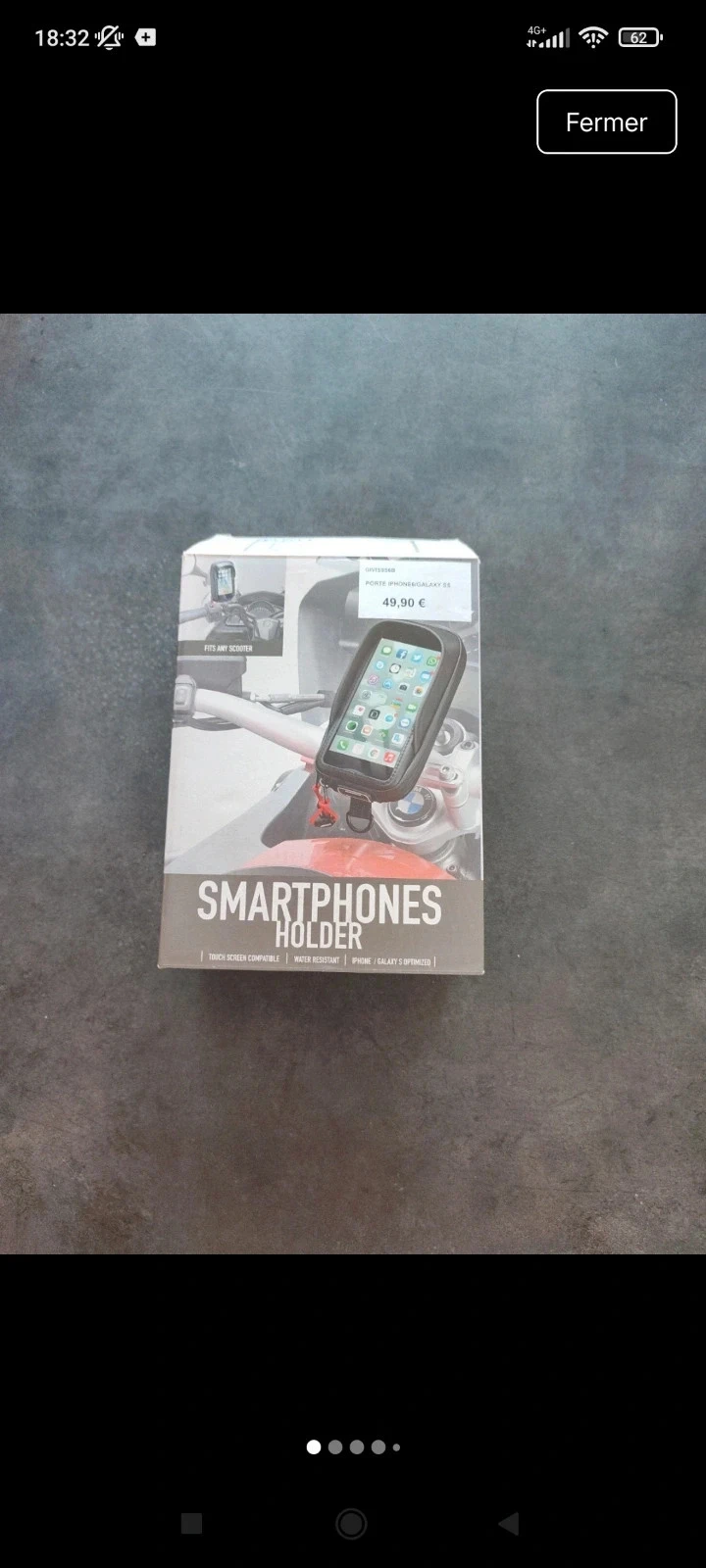 Porte téléphone Moto